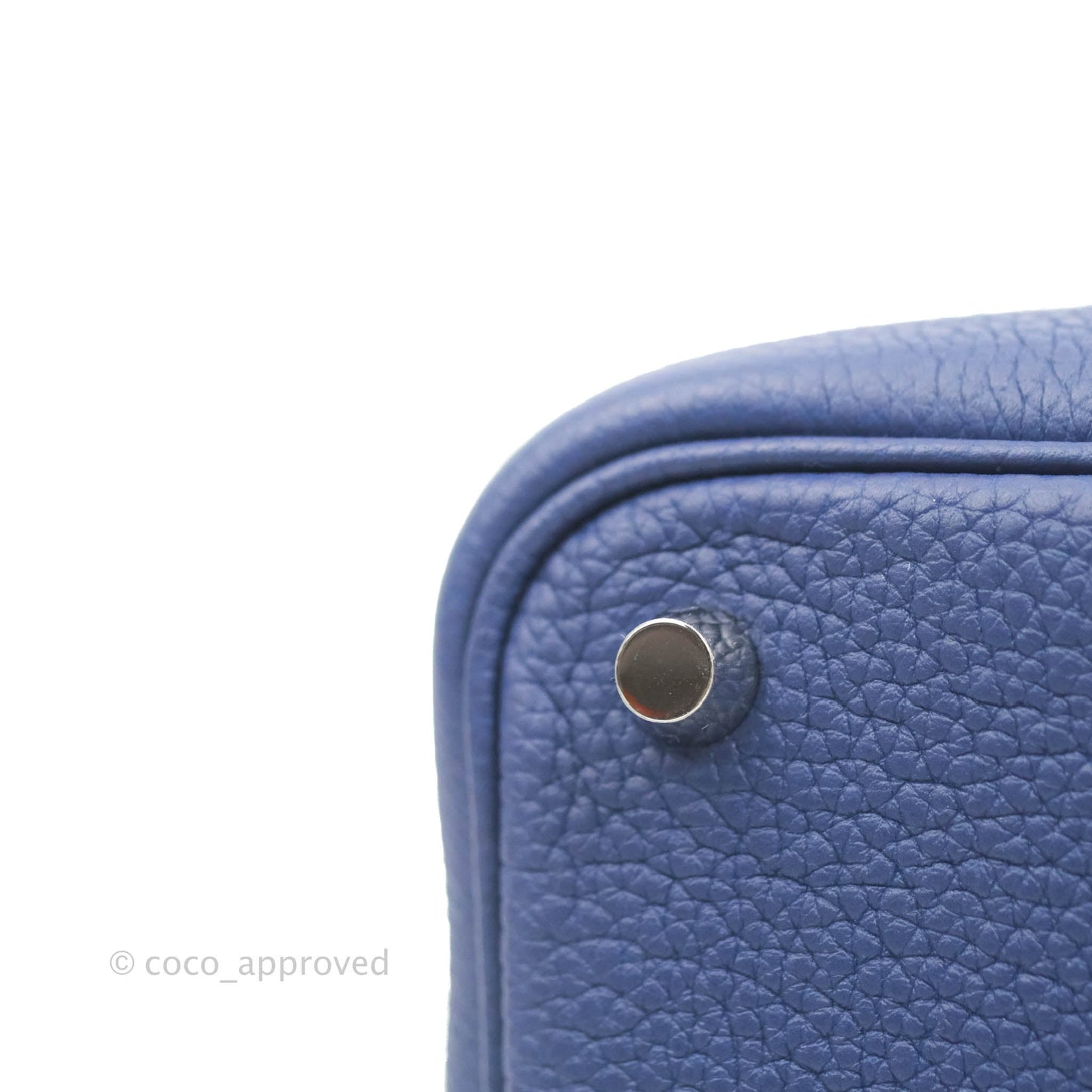 Hermès Picotin Lock 18 PM Bleu Saphir Clemence Palladium Hardware