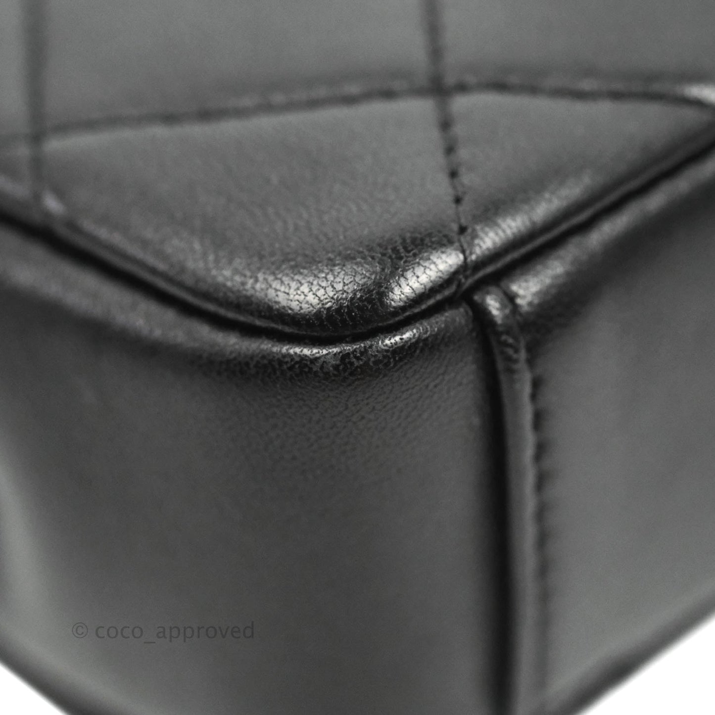Chanel Entwined Chain Bag Black Lambskin Aged Gold Hardware
