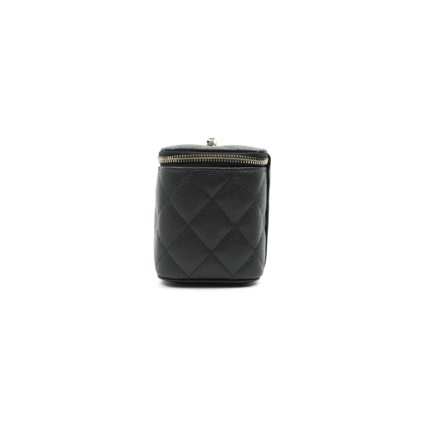 Chanel Vanity with Classic Chain Black Caviar Gold Hardware
