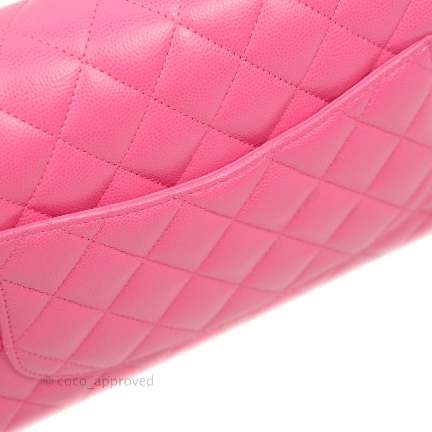 Chanel Small Classic Quilted Flap Pink Caviar Gold Hardware