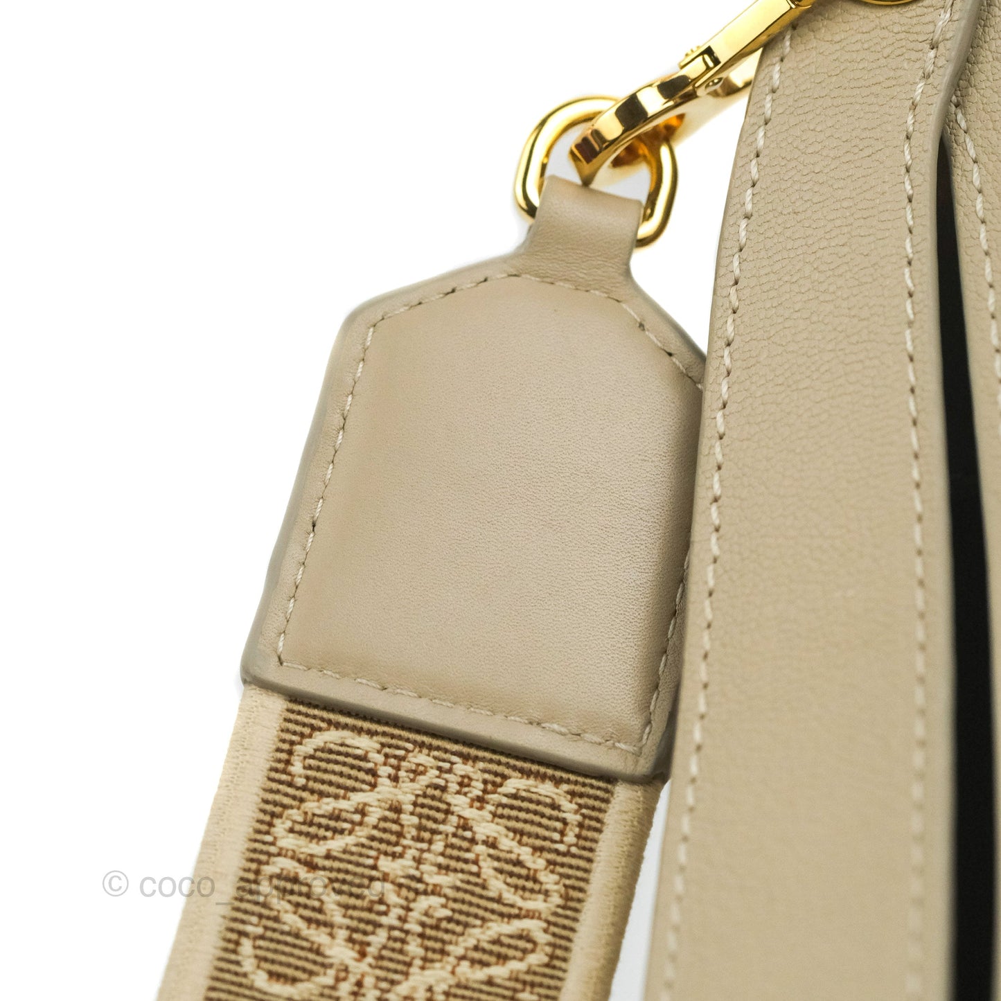 Loewe Small Luna Shoulder Bag Light Oat Calfskin