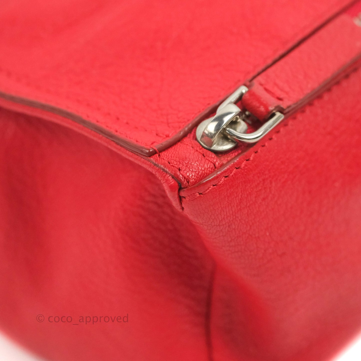 Givenchy Pandora Pouch Red Calfskin Silver Hardware