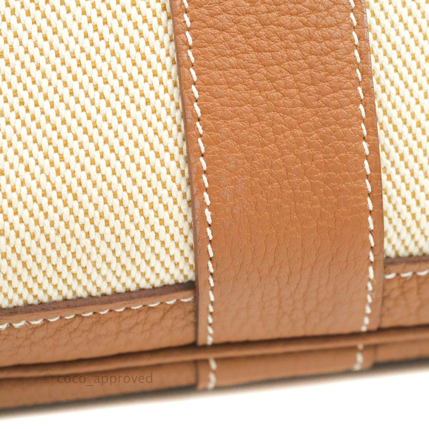 Hermès Garden Party 36 Ecru/Desert/Gold Canvas