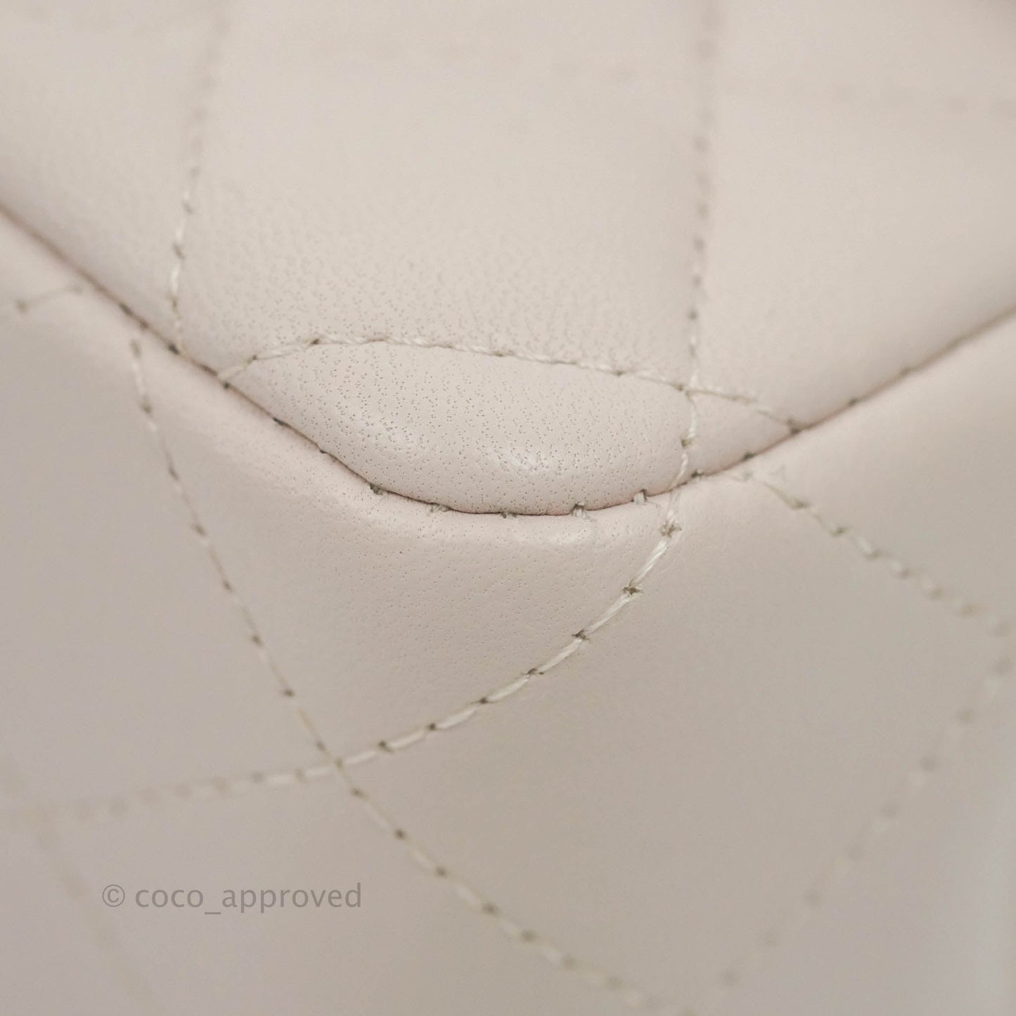 Chanel Quilted Mini Rectangular Light Lilac Lambskin Silver Hardware