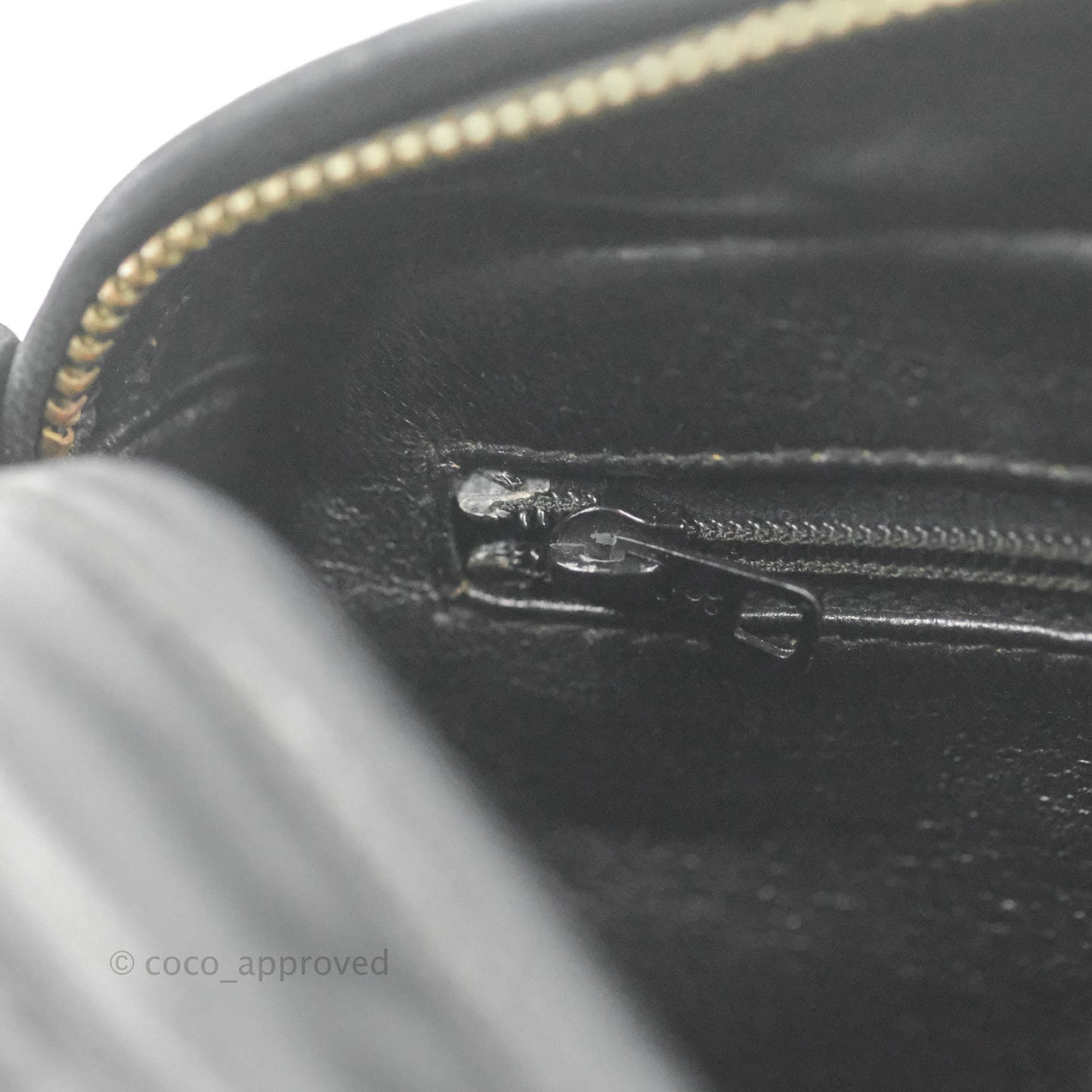 Chanel Vintage Small Camera Bag Black Lambskin Gold Hardware
