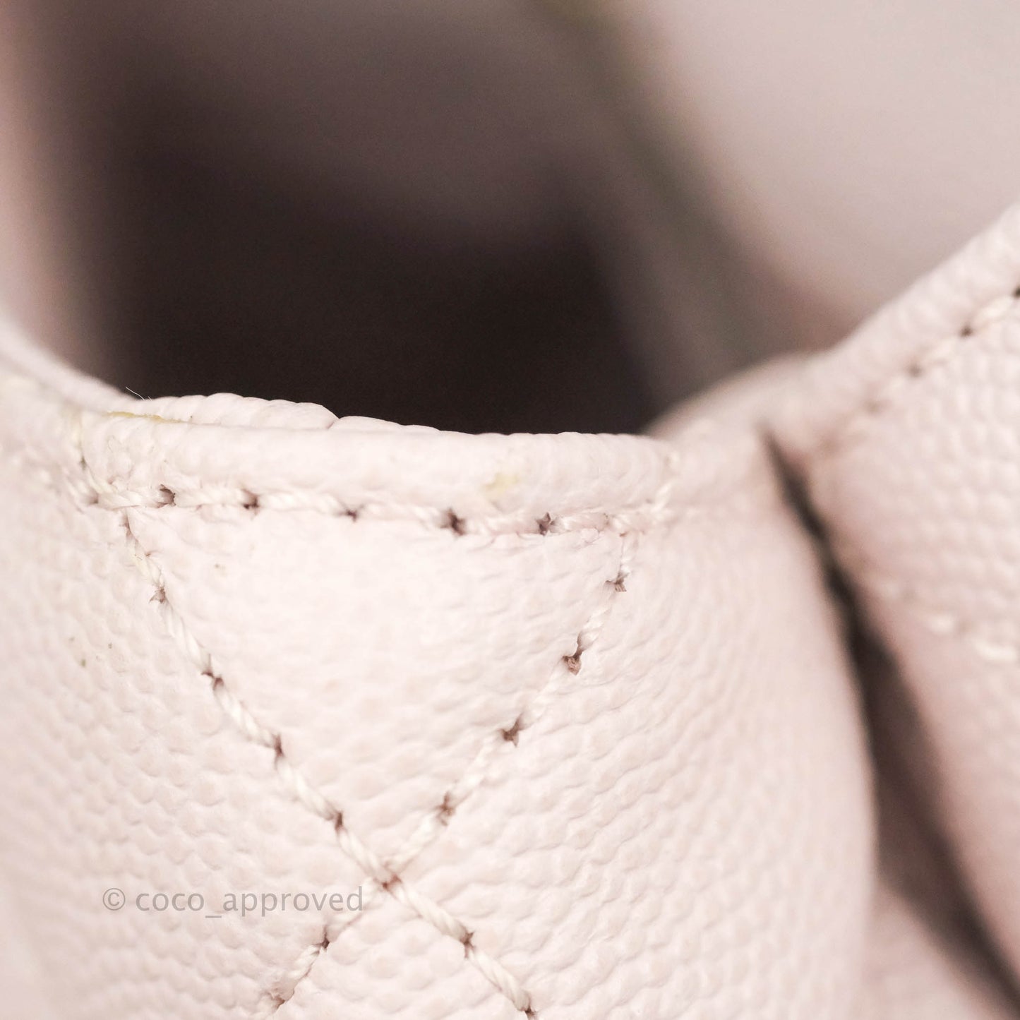 Chanel Small Coco Handle Light Lilac Pink Caviar Gold Hardware 20A