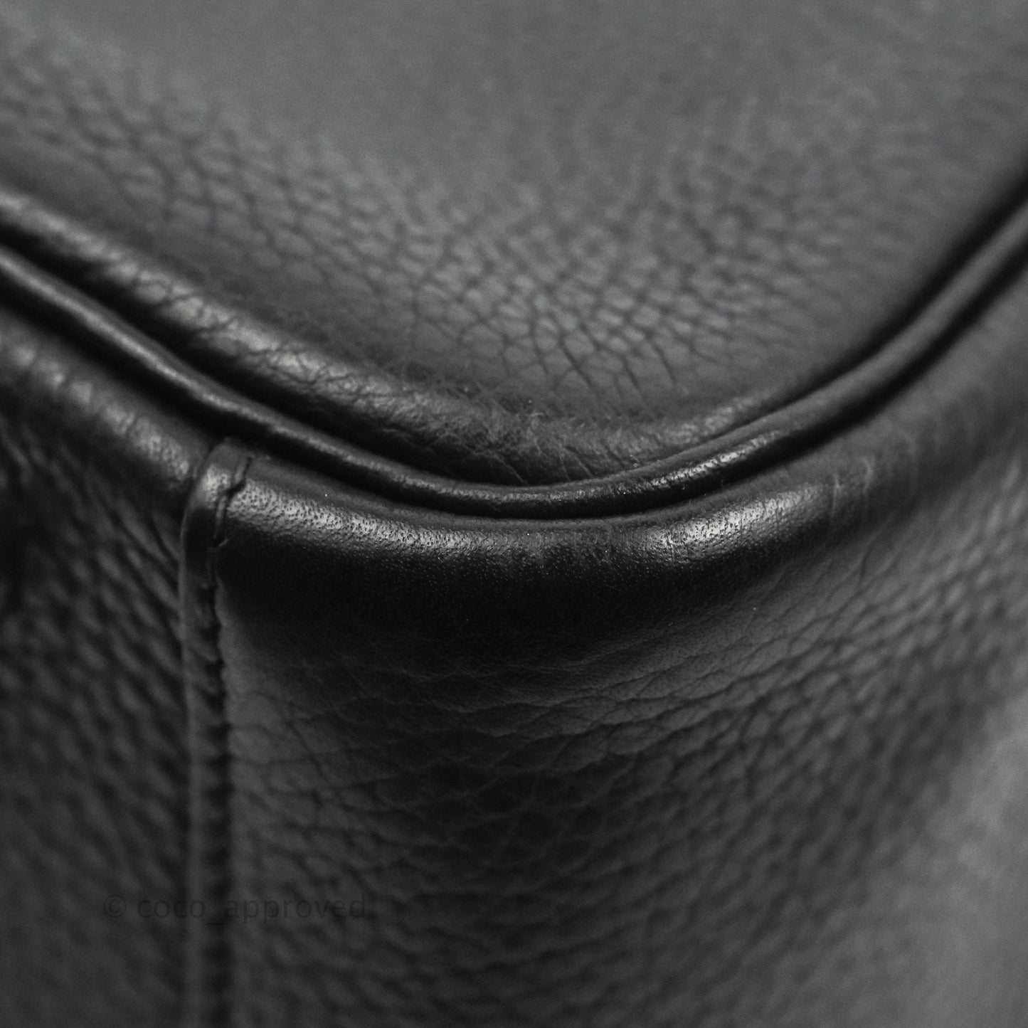 Hermès Lindy 30 Black Clemence Palladium Hardware