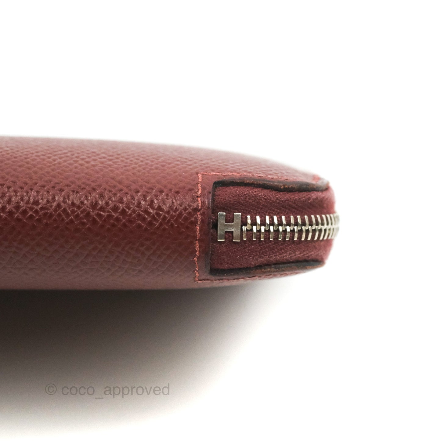 Hermès Silk'In Classique Long Wallet Rouge H Epsom