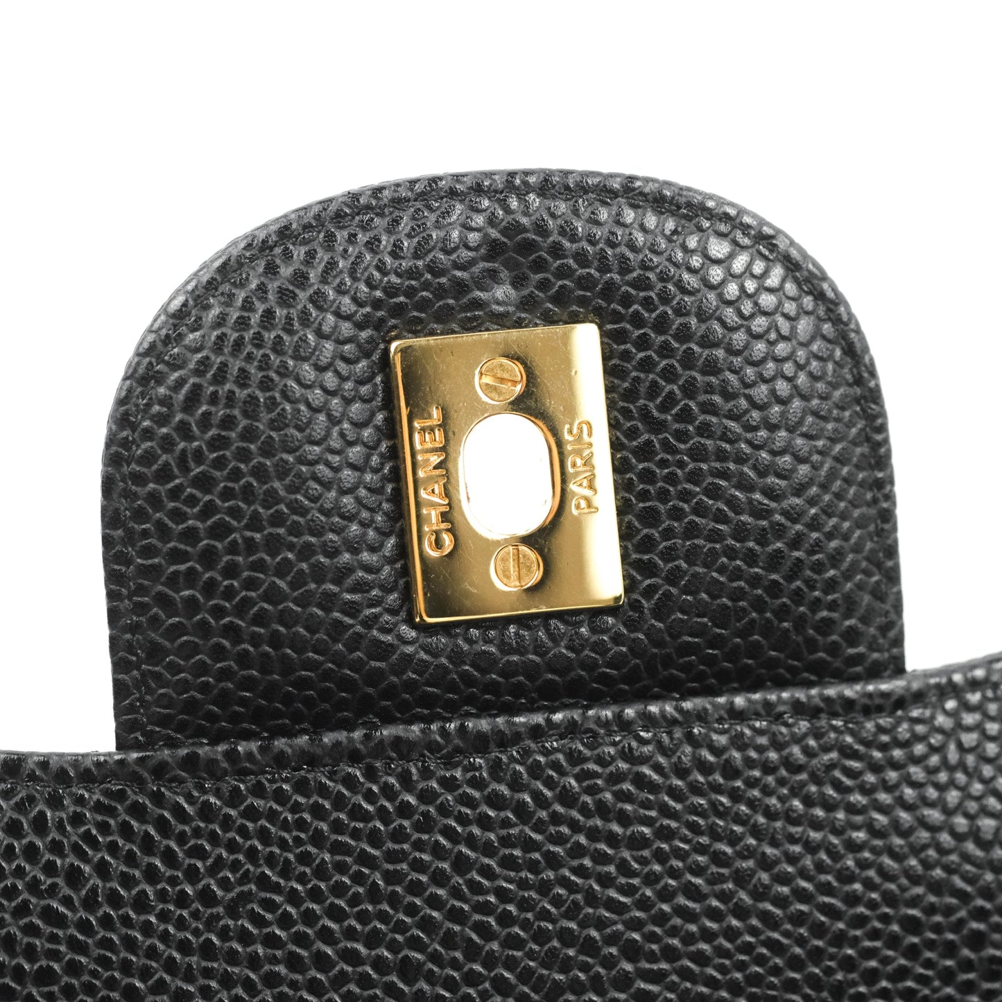Chanel Jumbo Double Flap Black Caviar Gold Hardware⁣⁣