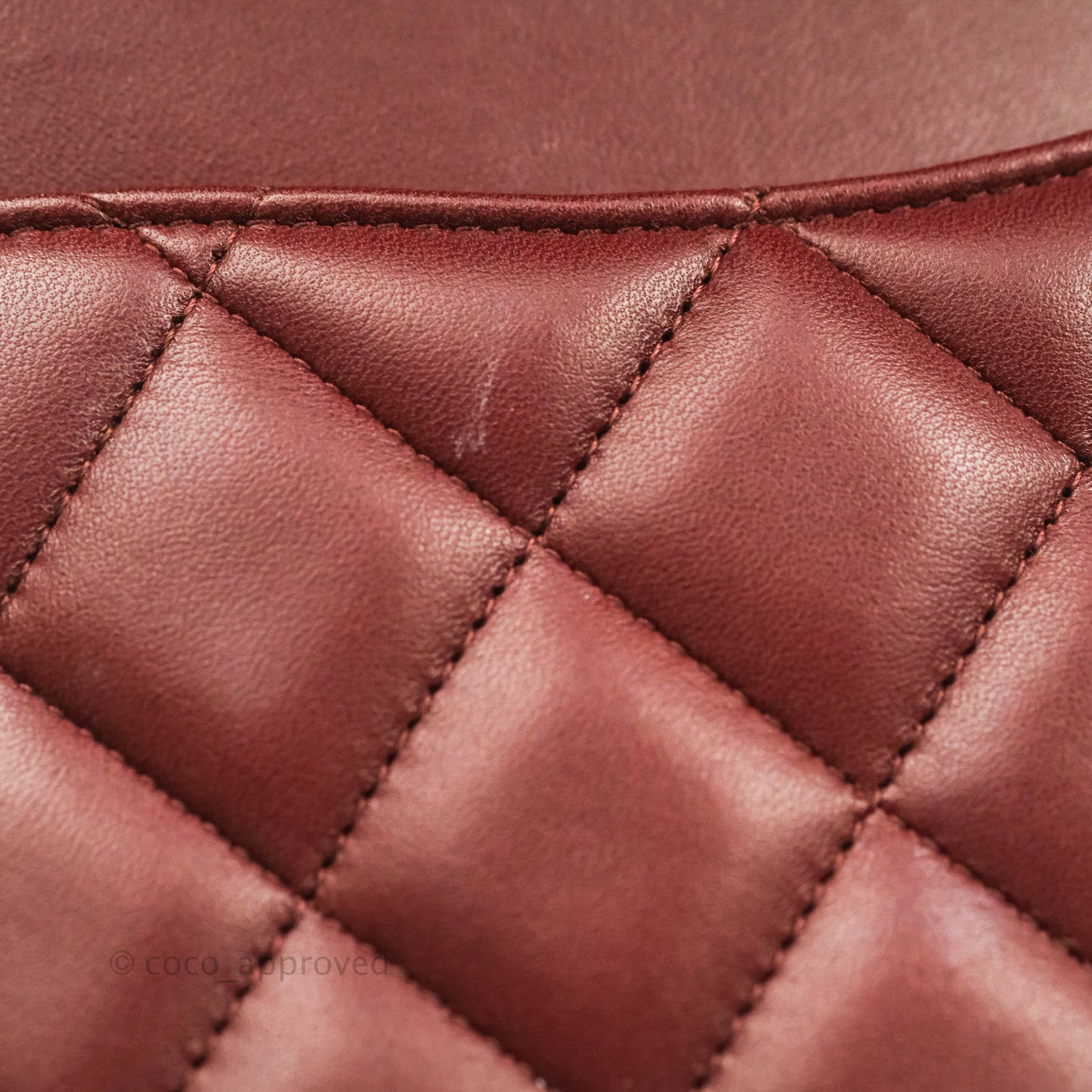 Chanel Jumbo Double Flap Burgundy Lambskin Gold Hardware