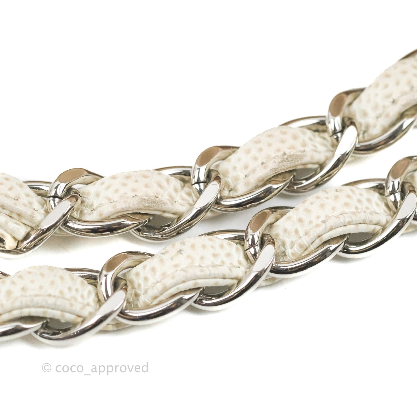 Chanel Medium Mademoiselle Bowling Beige/Brown Caviar Silver Hardware