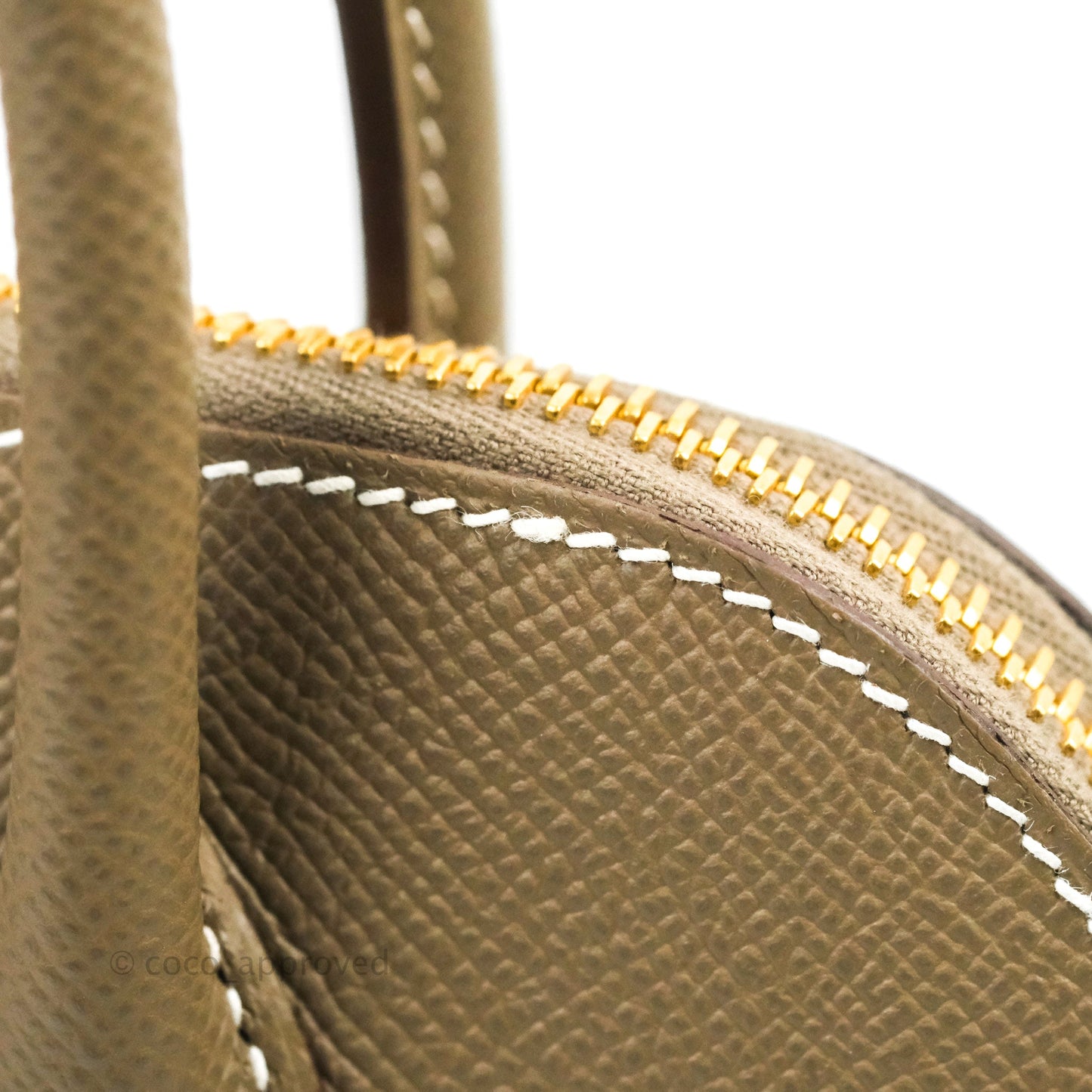 Hermès Bolide 1923 25 Etoupe Epsom Gold Hardware