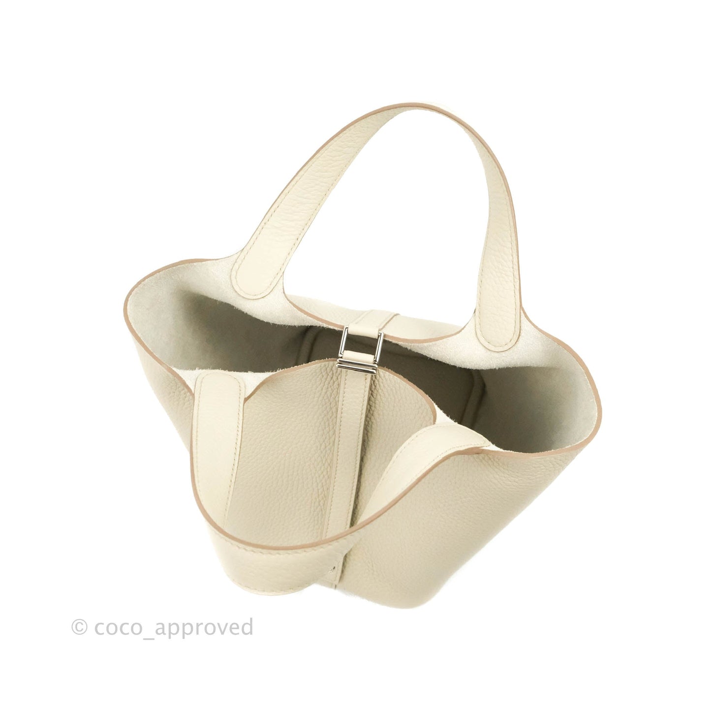 Hermès Picotin Lock 18 PM Beton 8L Clemence Palladium Hardware