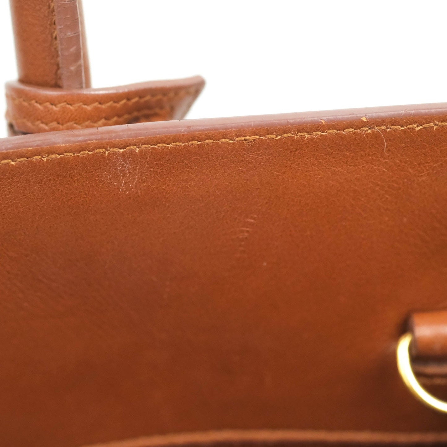 Saint Laurent Small Sac de Jour Bag Brown Calfskin Gold Hardware