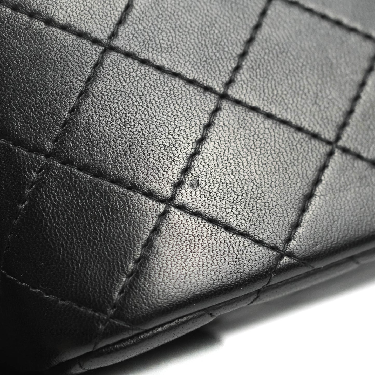 Chanel Mini Square Black Lambskin Gold Hardware