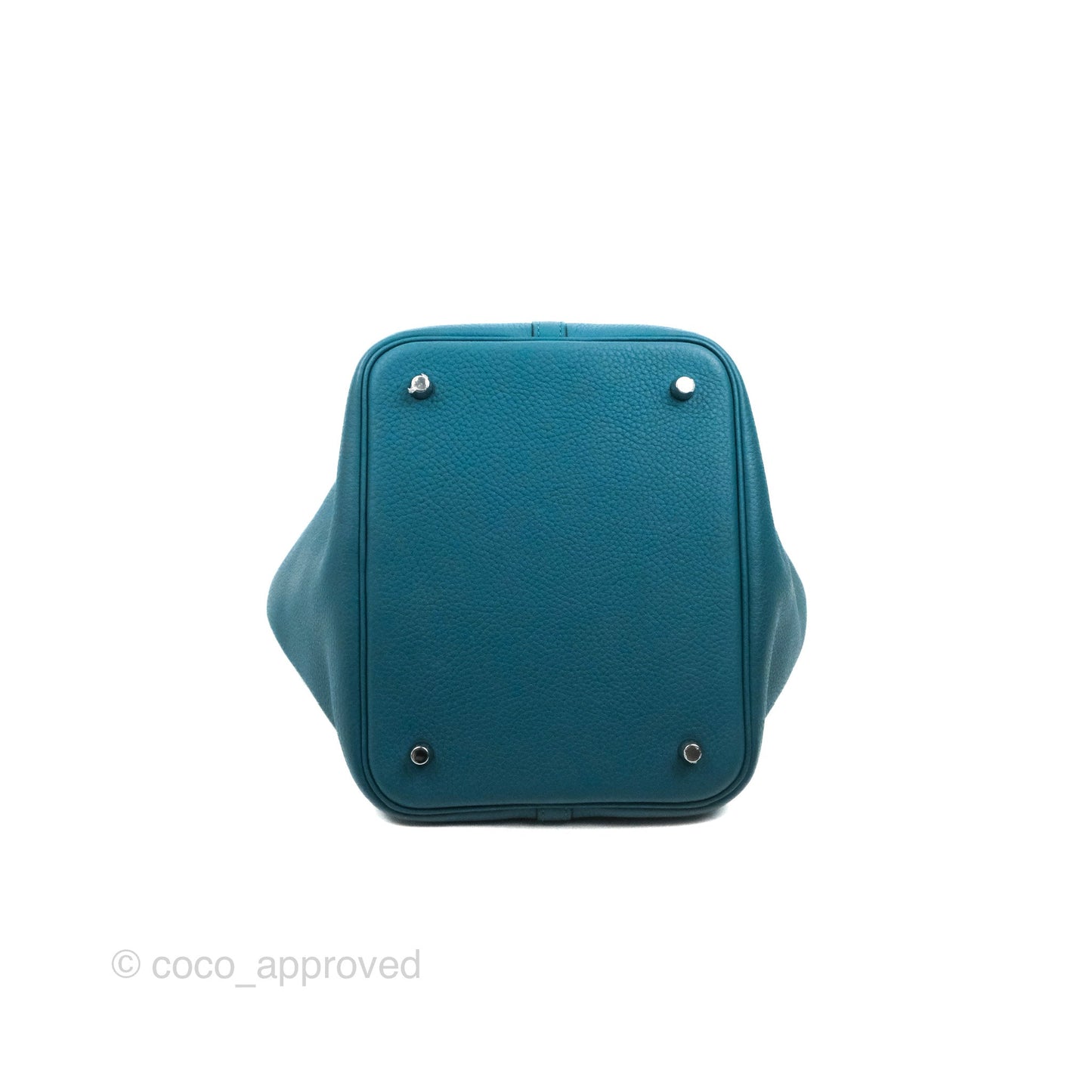 Hermès Picotin 22 Teal TM Palladium Hardware