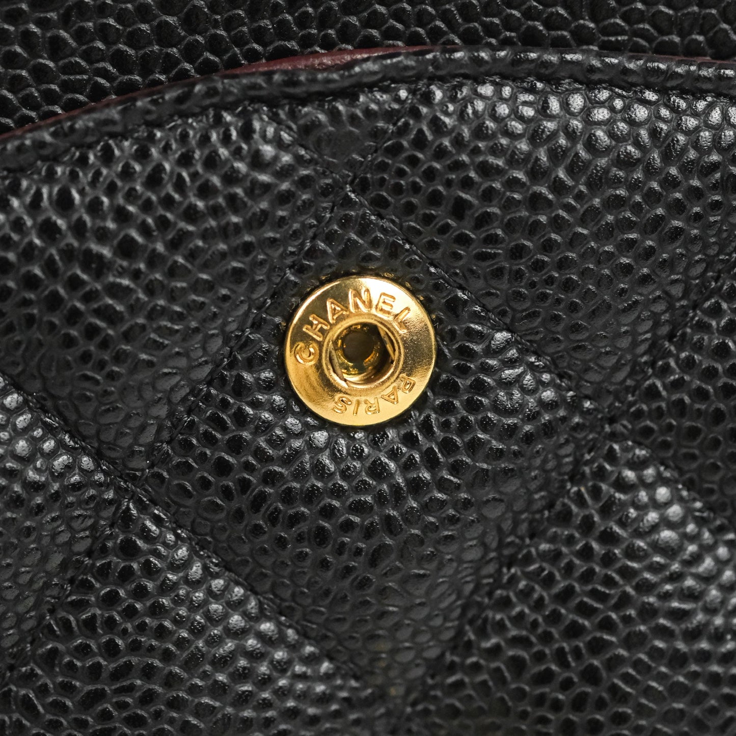 Chanel Jumbo Double Flap Black Caviar Gold Hardware⁣⁣