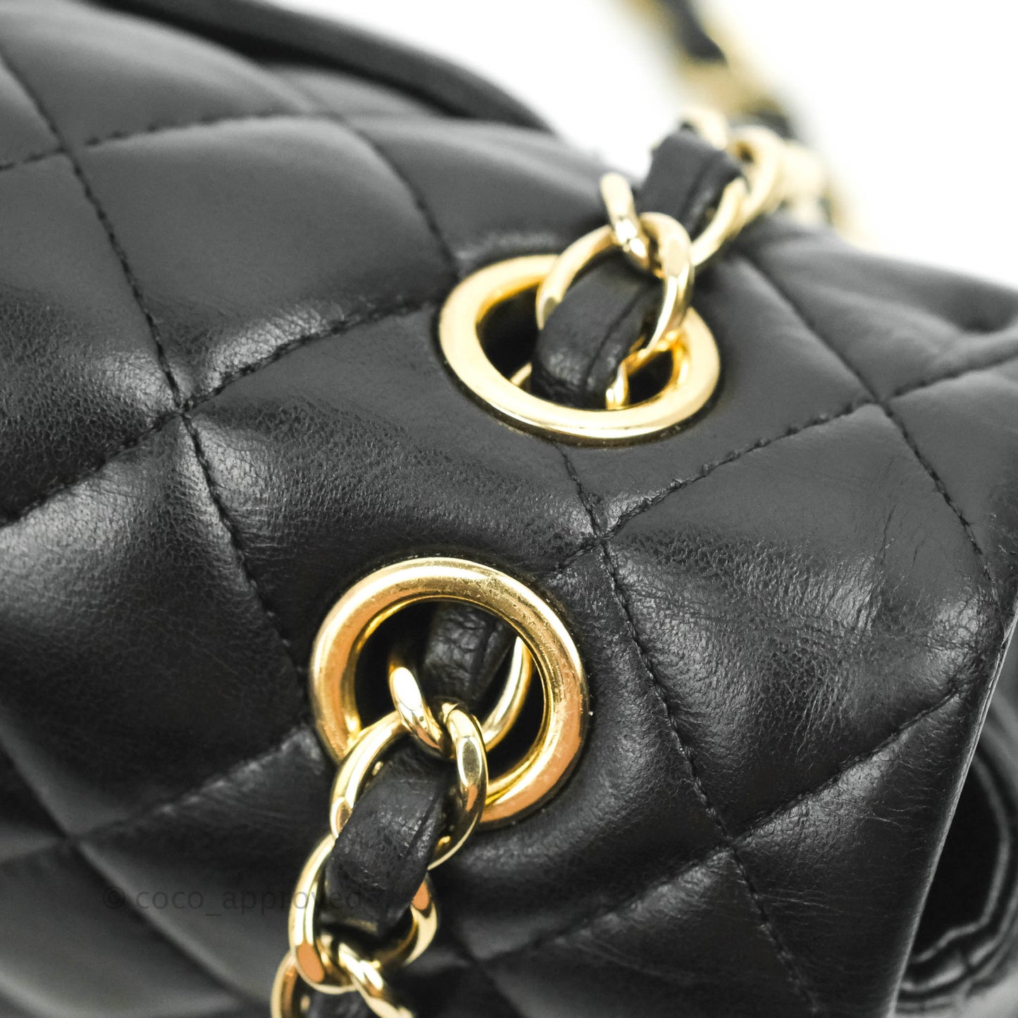 Chanel M/L Medium Flap Bag Valentine Limited Edition Black Lambskin Gold Hardware