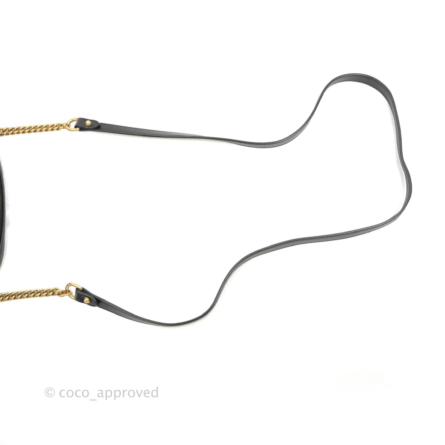 Gucci Mini Matelasse GG Marmont Camera Bag Black Calfskin Gold Hardware