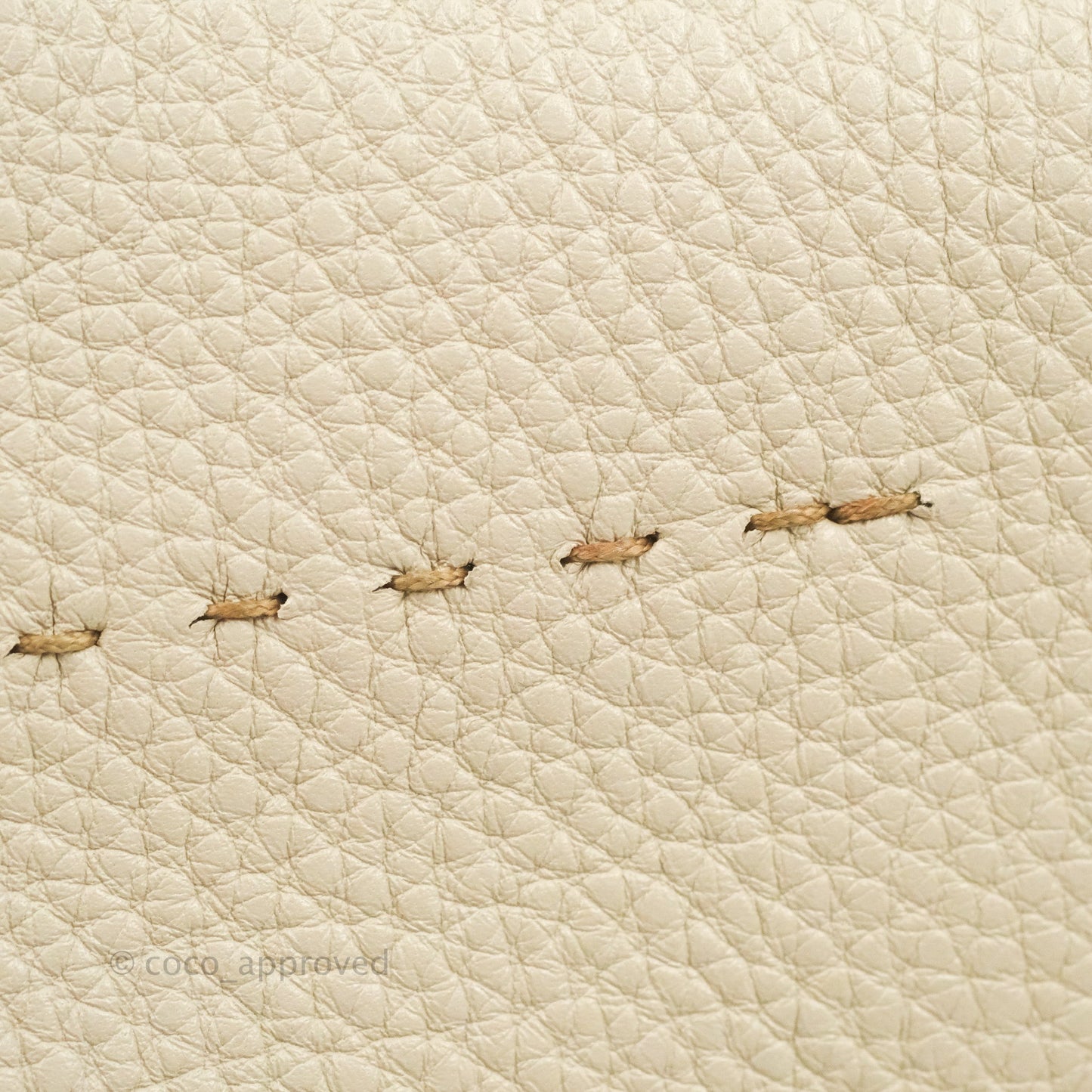 Fendi Large Selleria Baguette NM Bag Calfskin Ivory