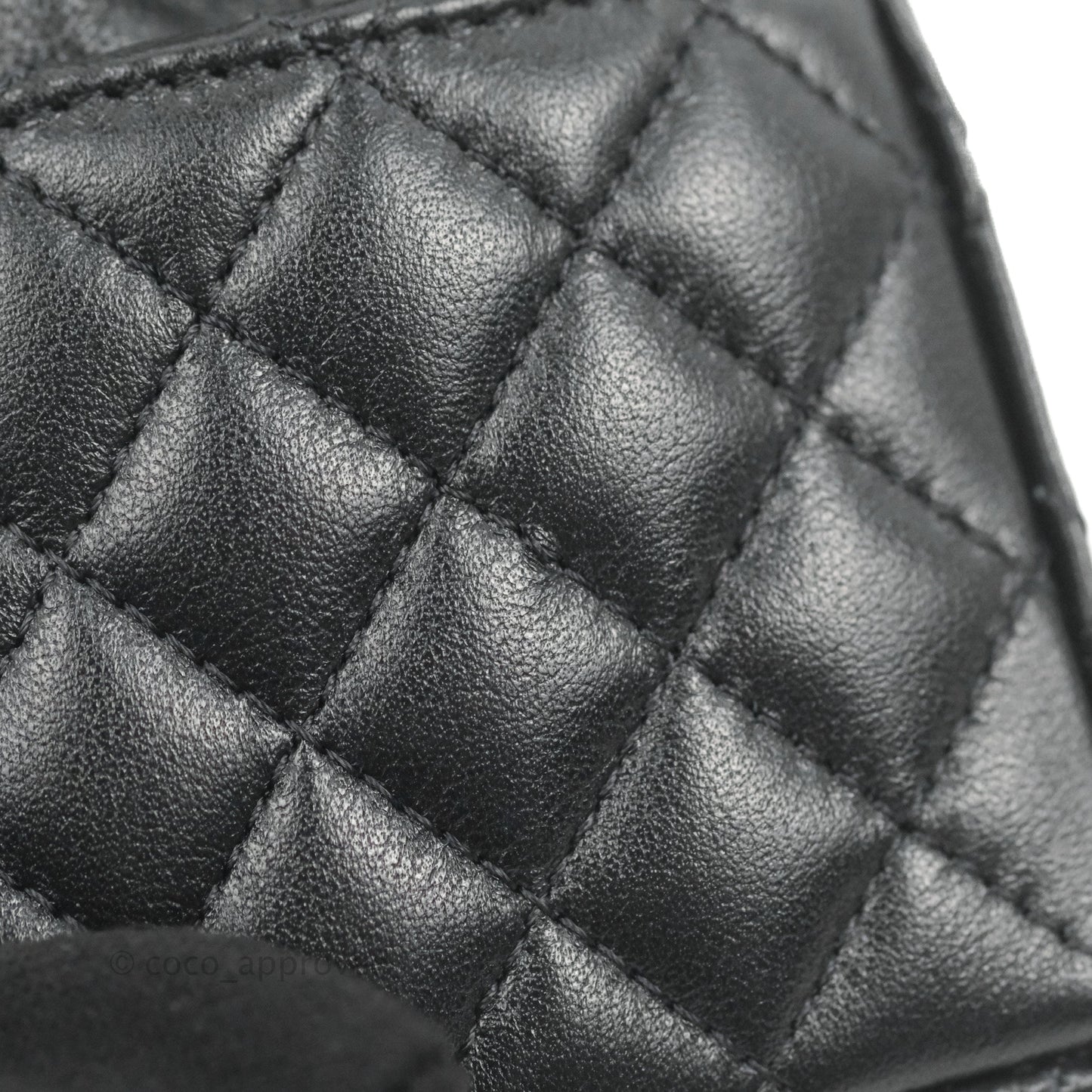 Chanel Mini Drawstring Bucket Bag with Chain Black Calfskin Aged Gold Hardware