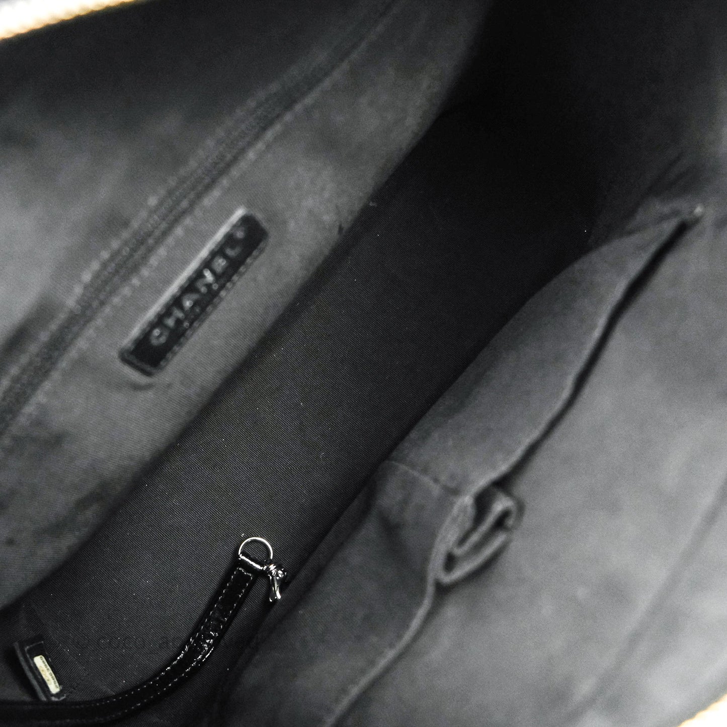 Chanel Large Gabrielle Hobo Black Patent Goatskin Mixed Hardware 18S
