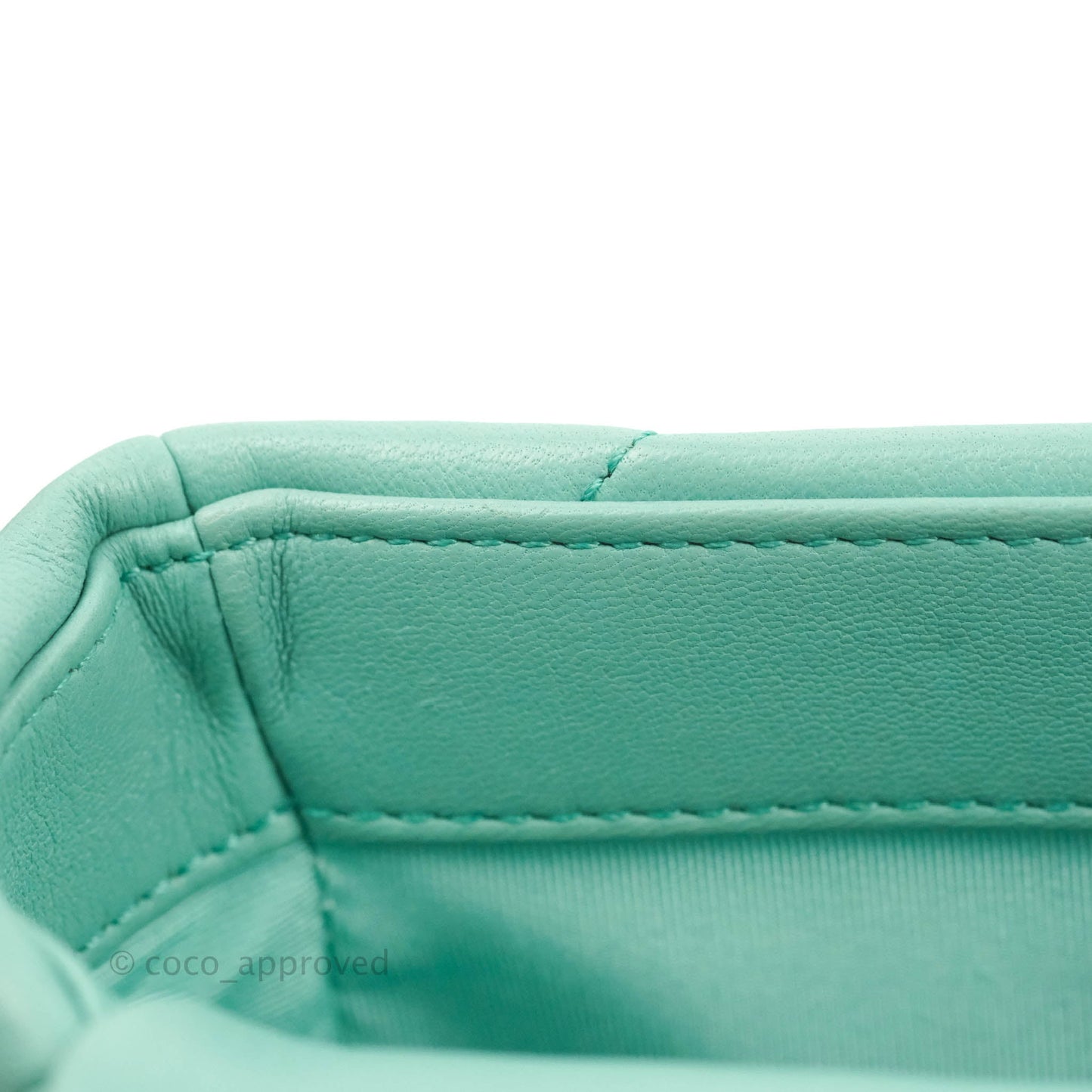 Chanel 19 Small Tiffany Blue Mixed Hardware