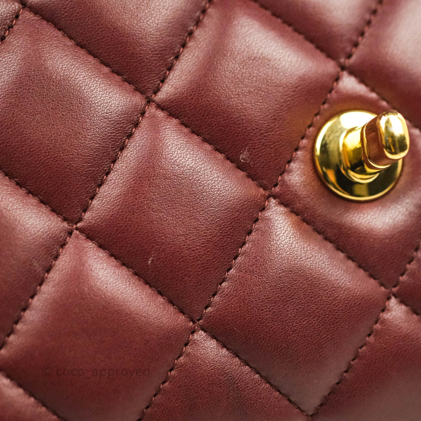 Chanel Jumbo Double Flap Burgundy Lambskin Gold Hardware