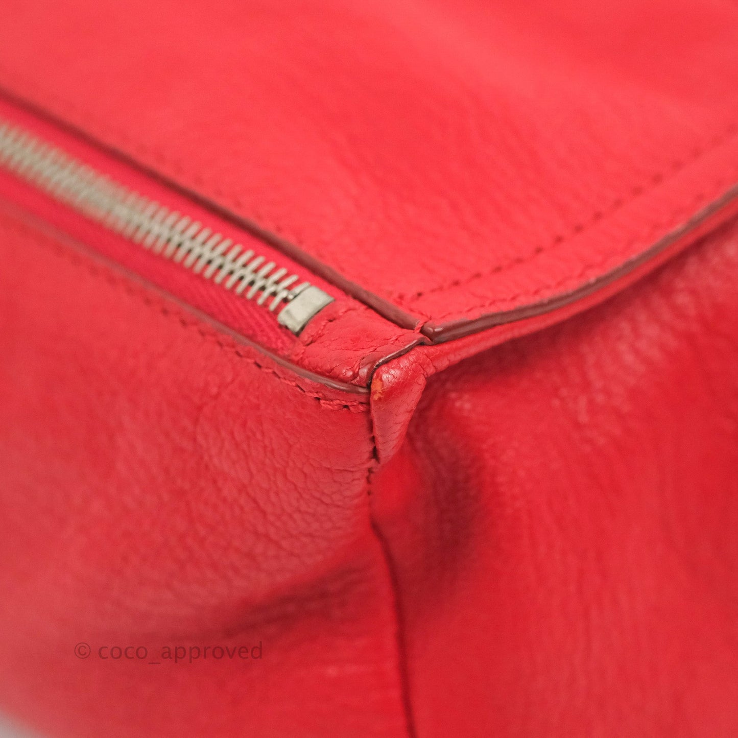 Givenchy Pandora Pouch Red Calfskin Silver Hardware