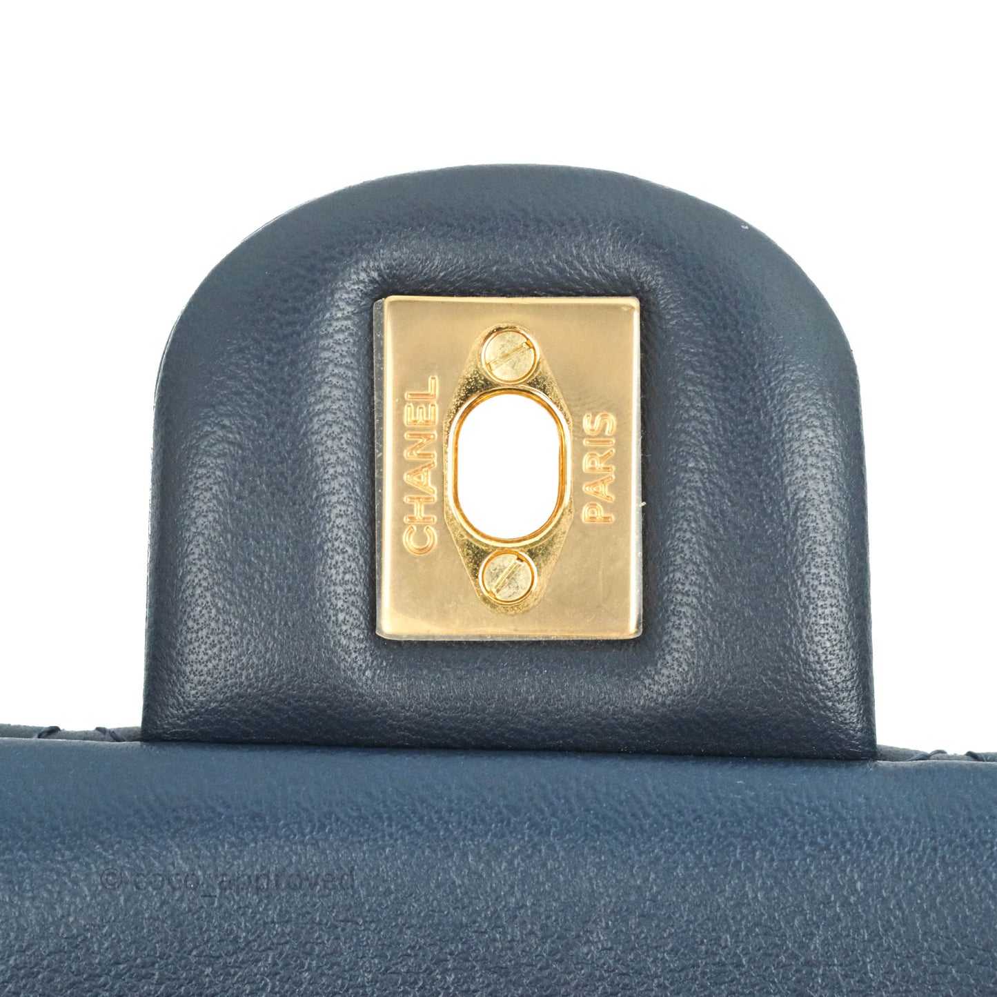 Chanel Small Quilted Urban Spirit Backpack Navy Gold Hardware