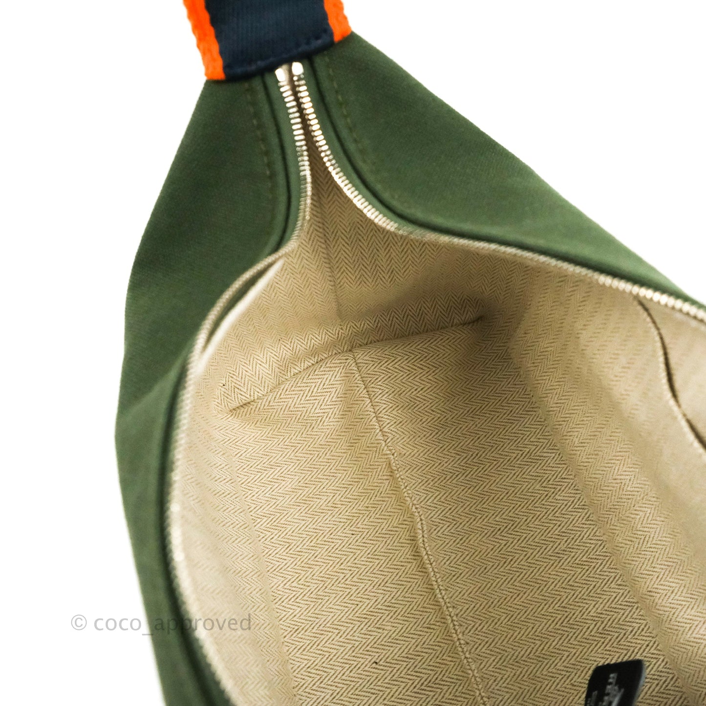 Hermès Small Bride-A-Brac Vert Foret Canvas
