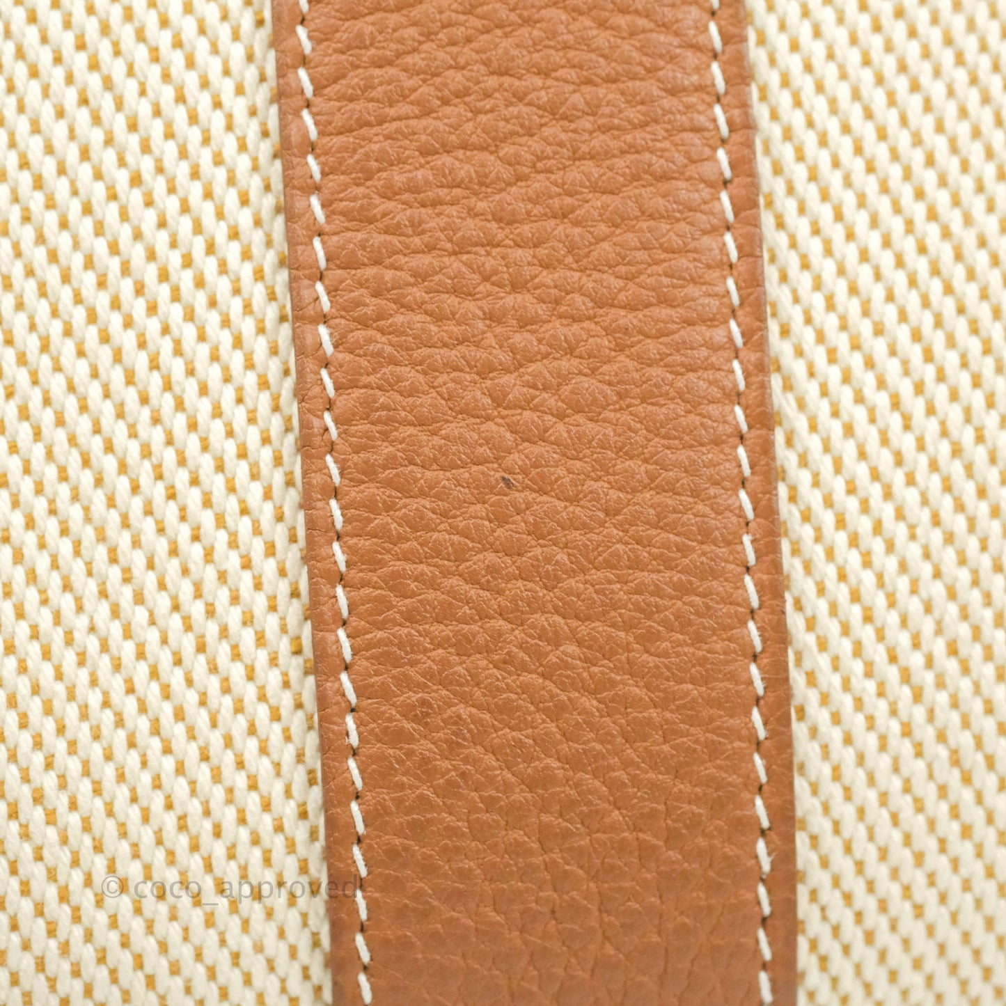 Hermès Garden Party 36 Ecru/Desert/Gold Canvas