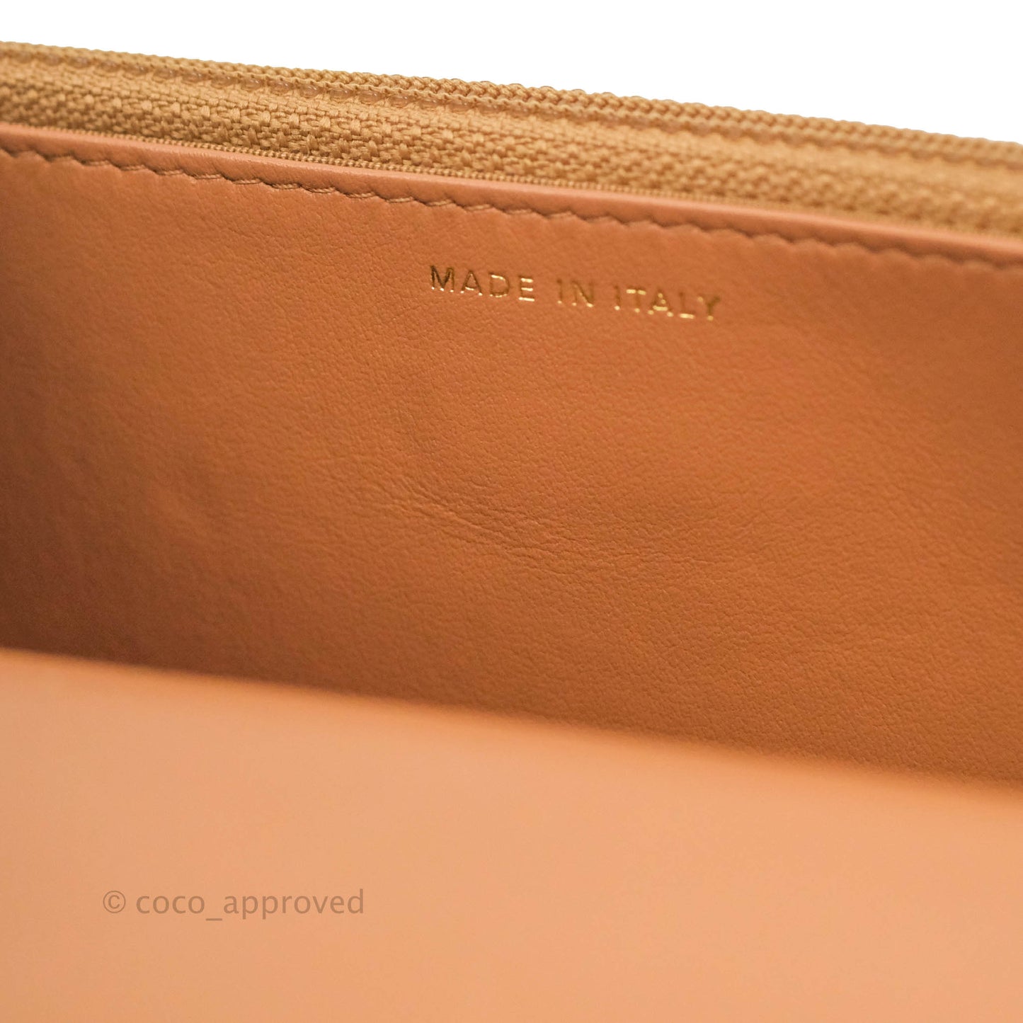 Chanel 19 Wallet on Chain WOC Dark Beige Caramel Lambskin Mixed Hardware