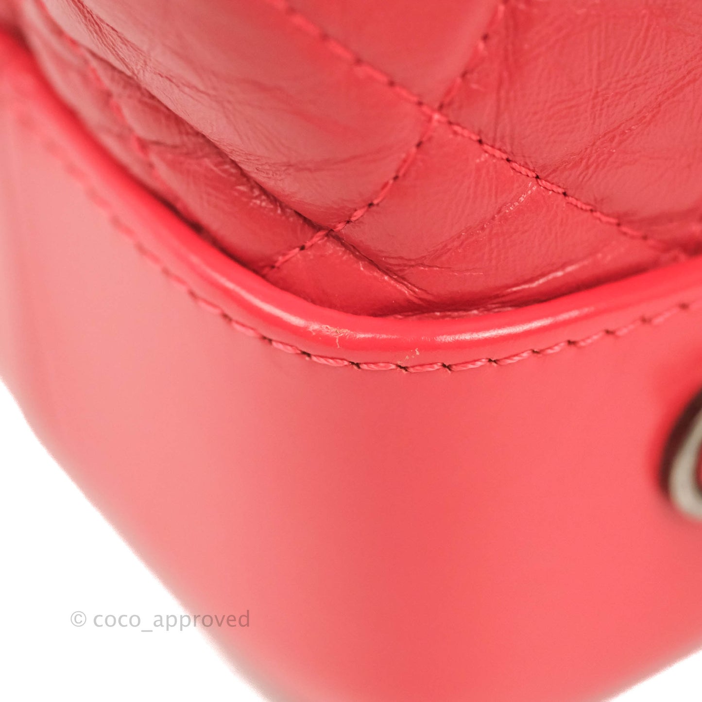 Chanel Small Gabrielle Backpack Dark Pink Aged Calfskin