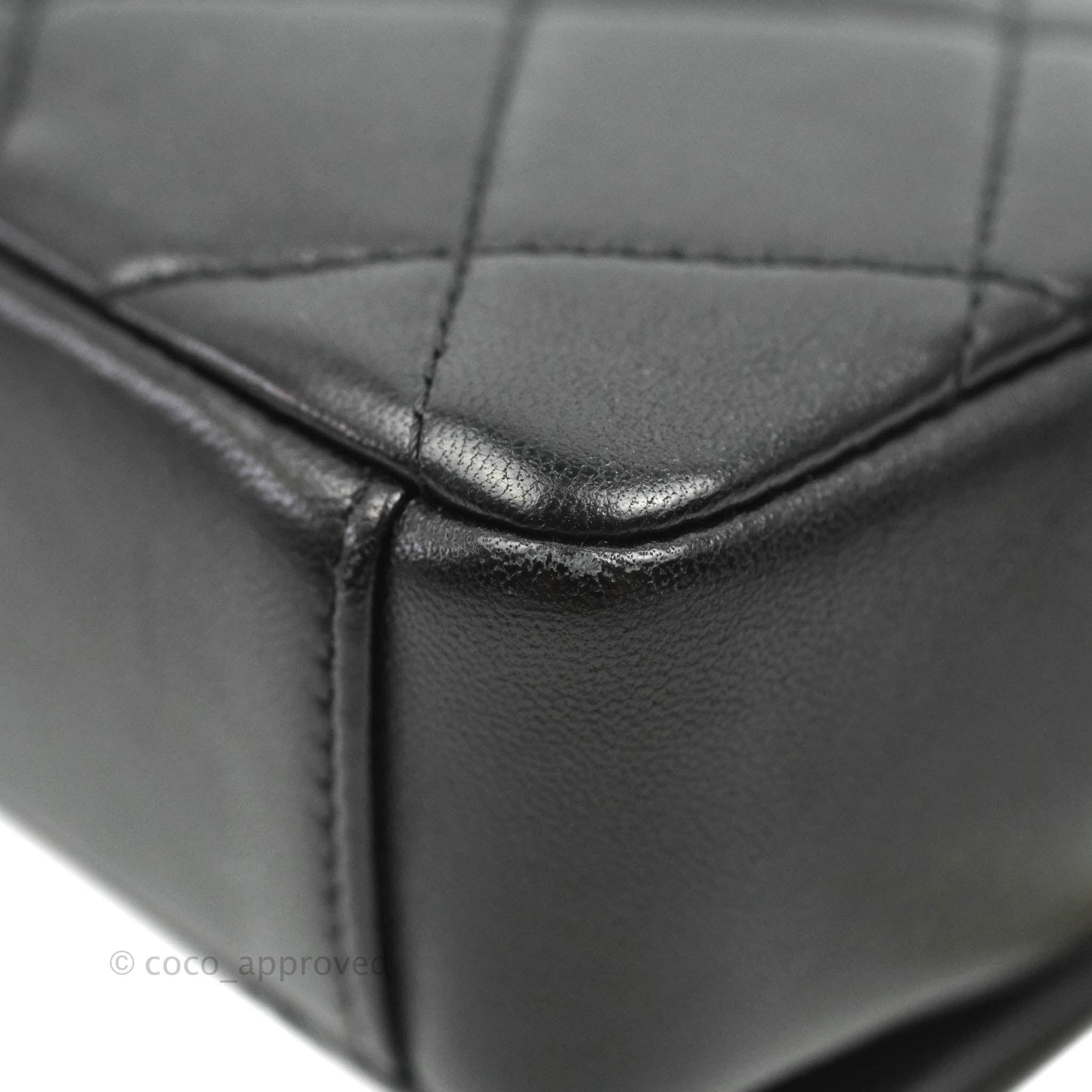 Chanel Entwined Chain Bag Black Lambskin Aged Gold Hardware