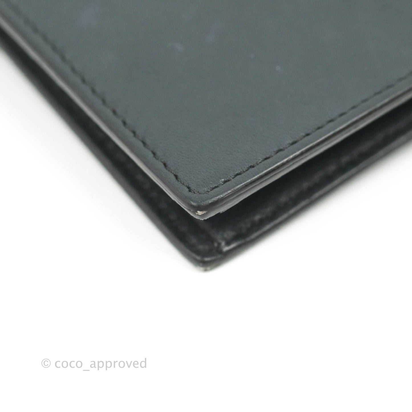 Celine Pocket Card Holder Green/Navy/Black