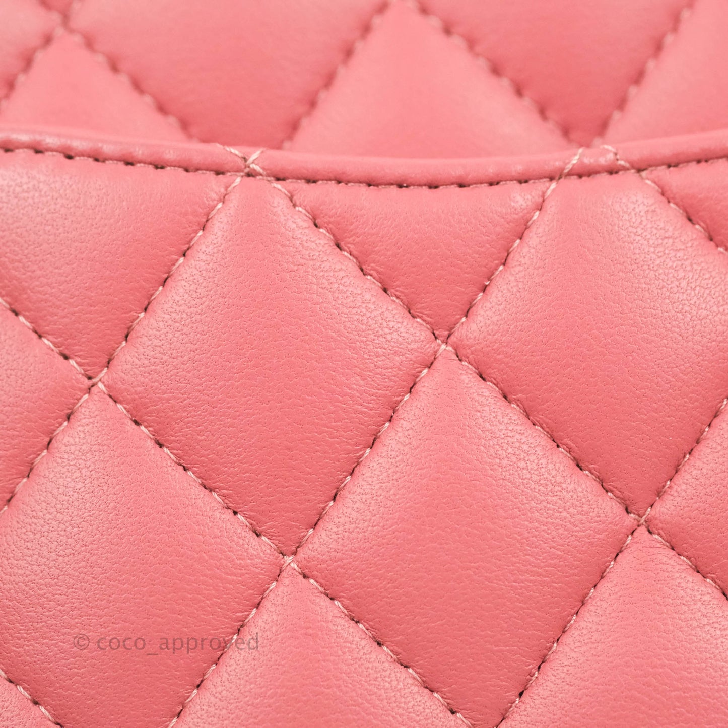 Chanel Quilted Mini Rectangular Flap Pink Lambskin Silver Hardware