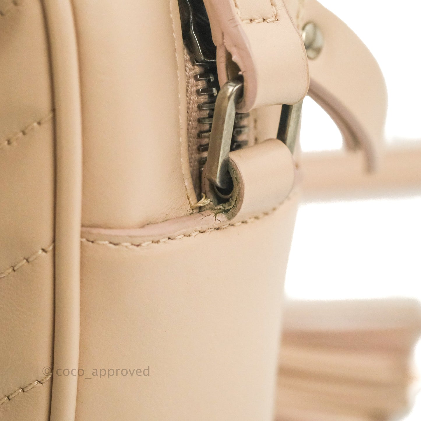 Saint Laurent Lou Quilted Camera Bag Pale Pink Calfskin Ruthenium Hardware