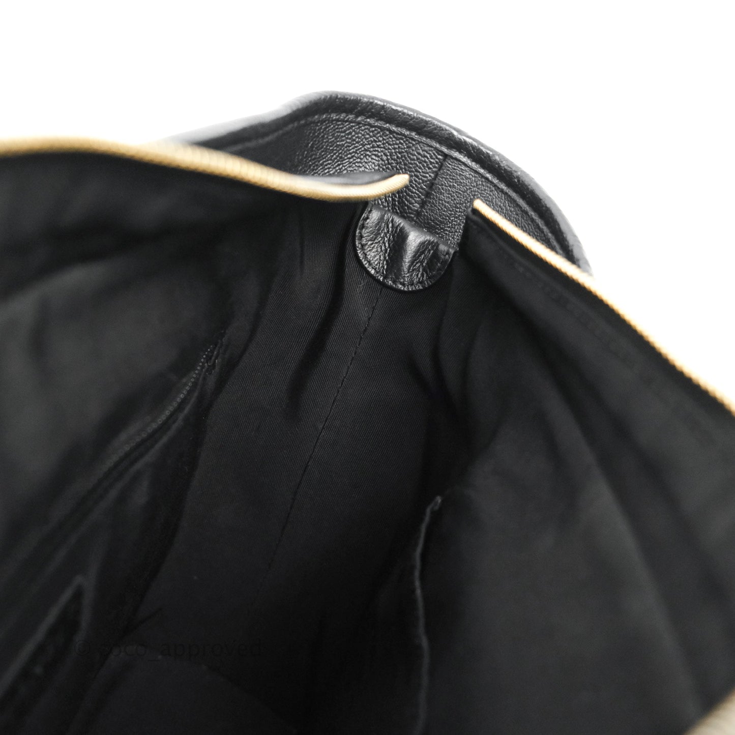 Chanel Large Gabrielle Hobo Black Patent Goatskin Mixed Hardware 18S