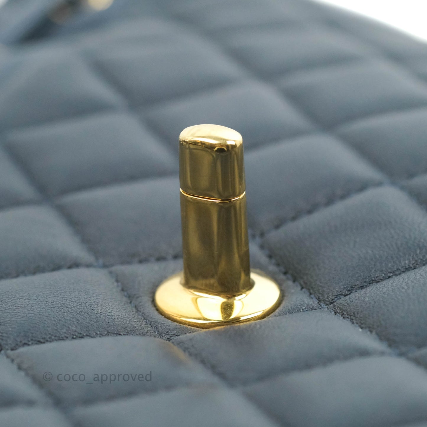 Chanel Small Quilted Urban Spirit Backpack Navy Gold Hardware