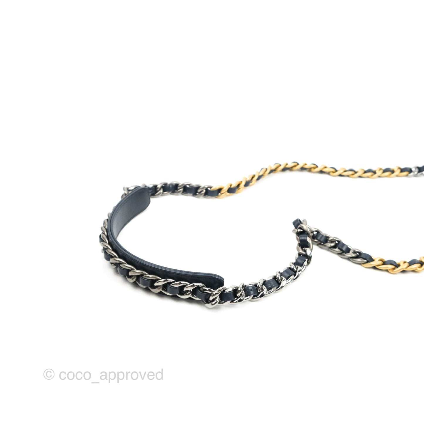 Chanel 19 Small Navy Lambskin Mixed Hardware