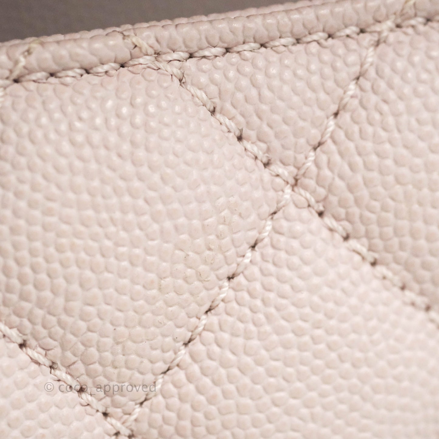 Chanel Small Coco Handle Light Lilac Pink Caviar Gold Hardware 20A