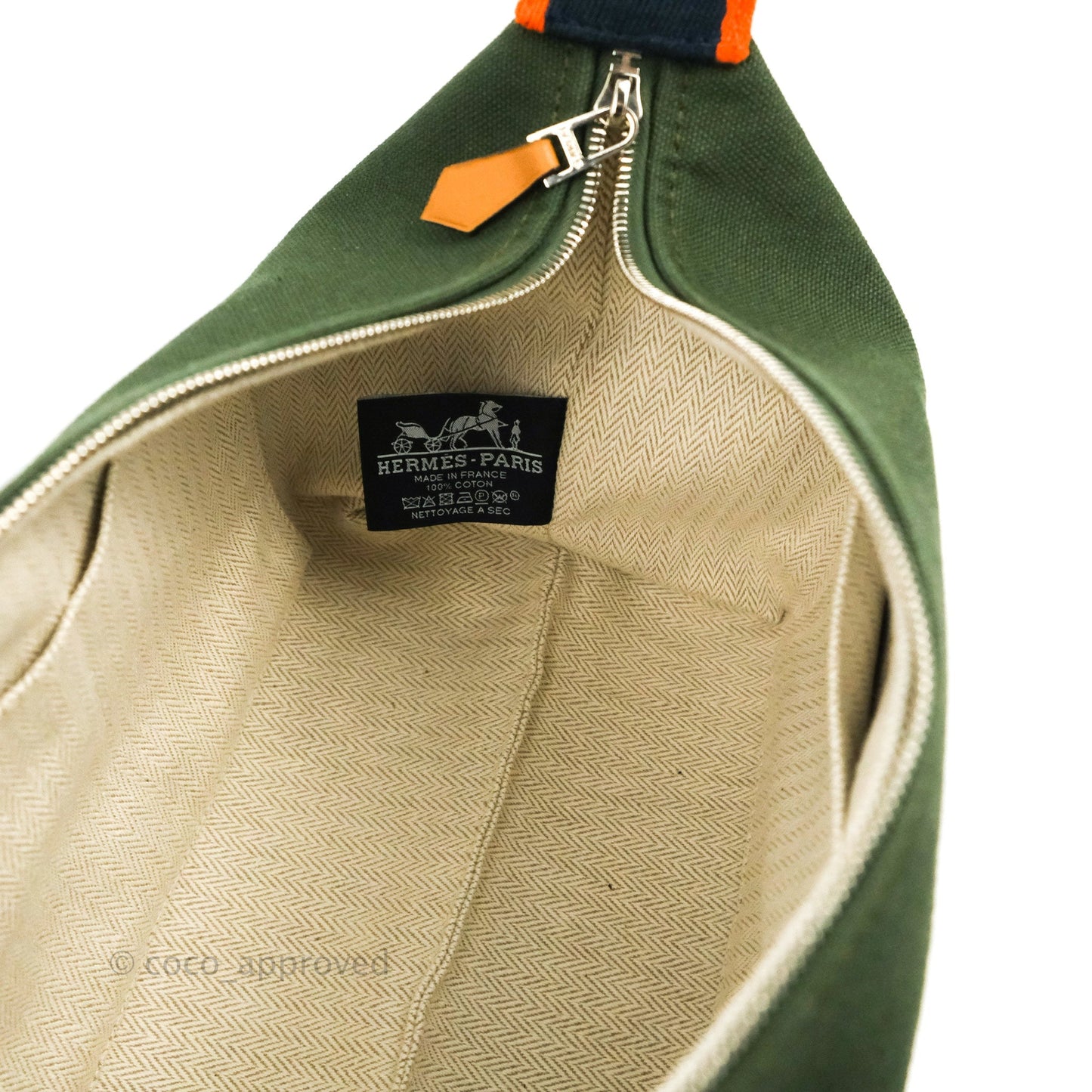 Hermès Small Bride-A-Brac Vert Foret Canvas