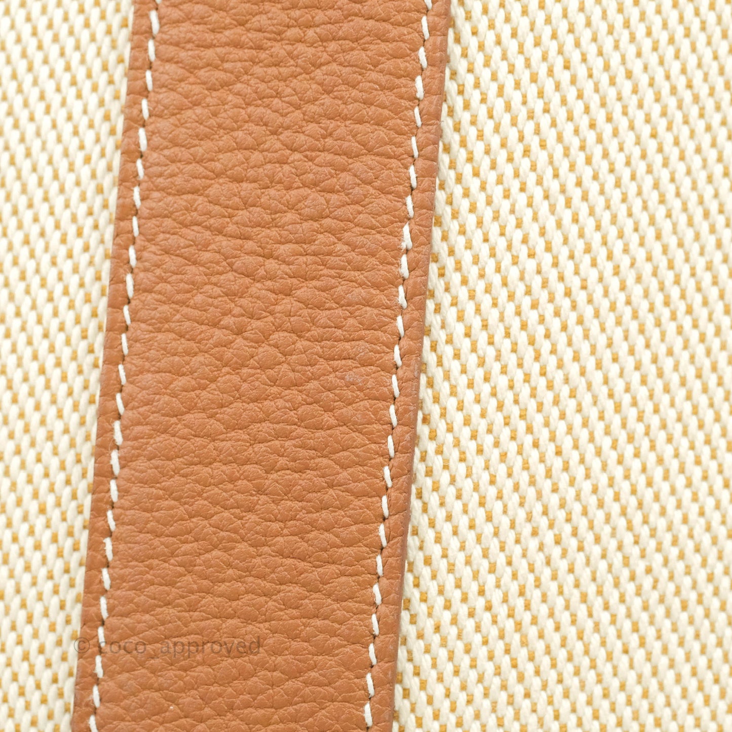 Hermès Garden Party 36 Ecru/Desert/Gold Canvas