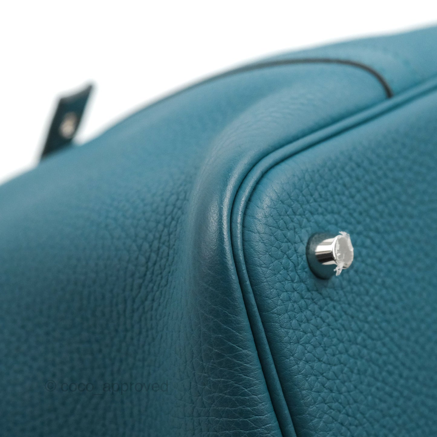Hermès Picotin 22 Teal TM Palladium Hardware