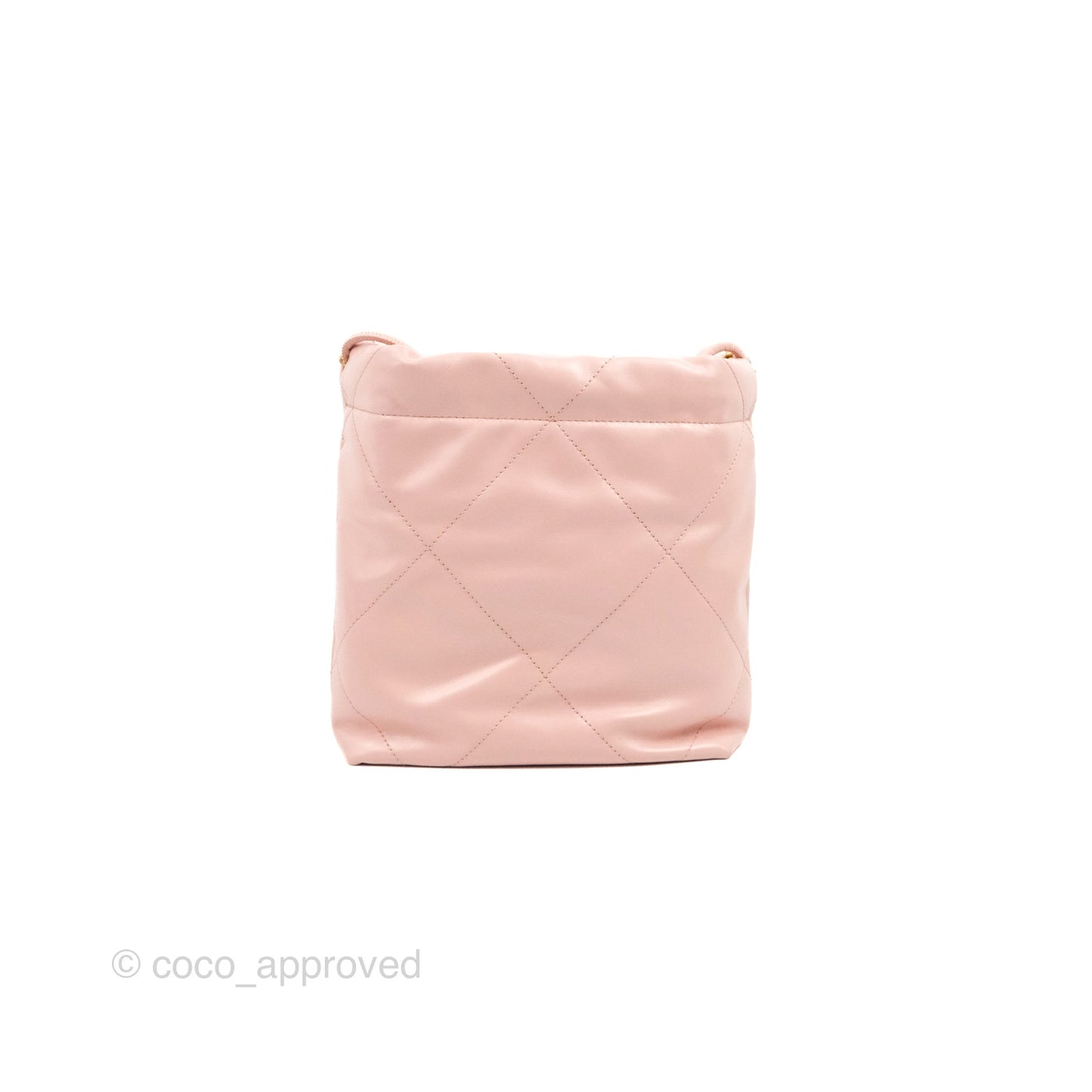 Chanel 22 Mini Bag Pink Shiny Crumpled Calfskin