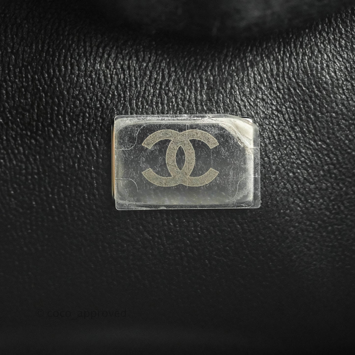 Chanel Classic Quilted M/L Medium Double Flap So Black Lambskin