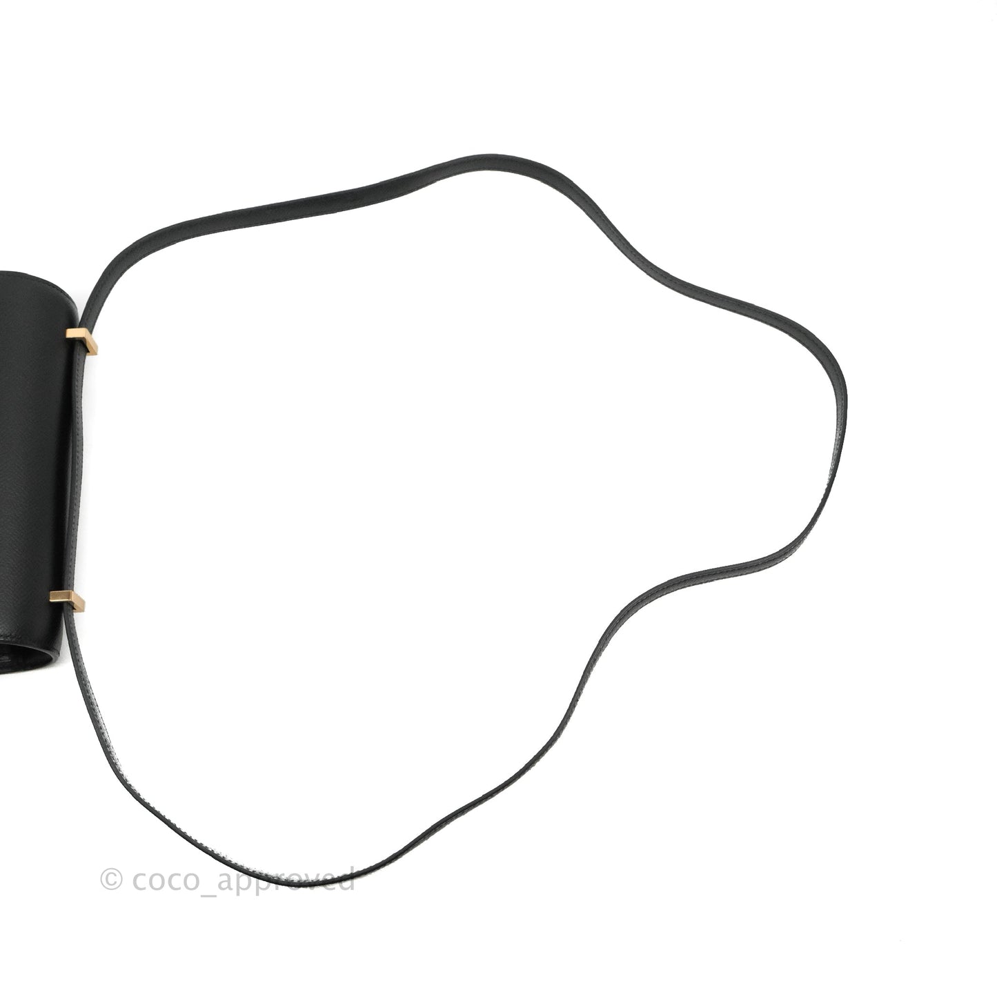 Hermès Constance Mini 18cm Black Epsom Rose Gold Hardware