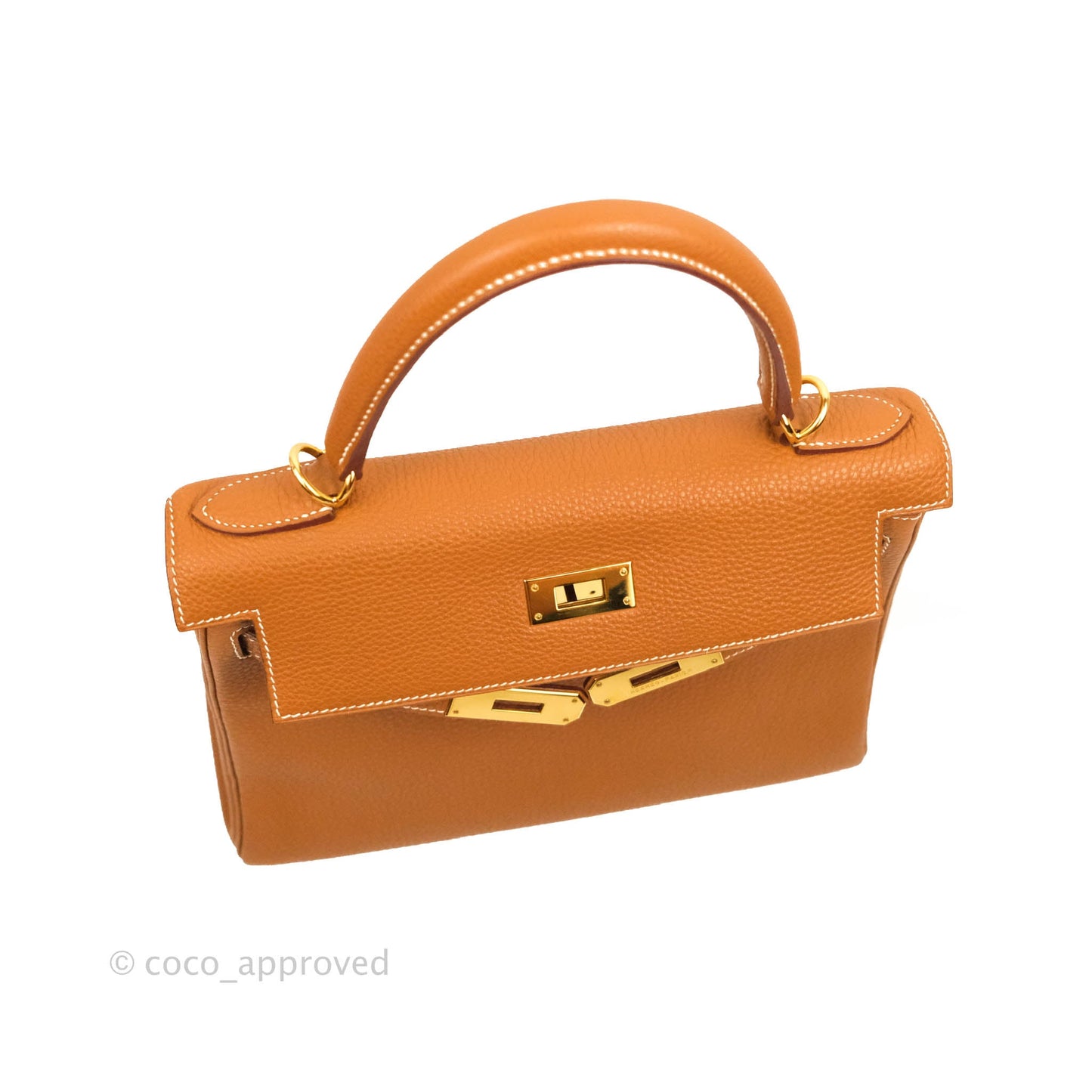 Hermès Kelly 28 Gold Clemence Gold Hardware