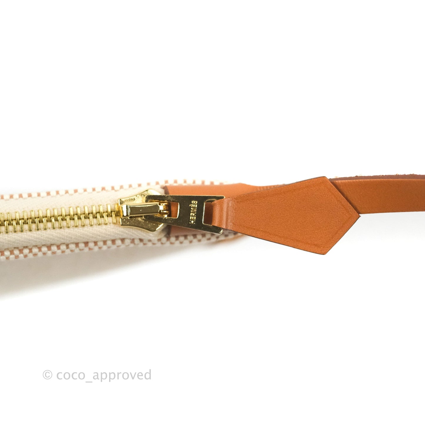 Hermès Herbag Zip 31 Retourne Criss Viking Ecru-Beige/Fauve Canvas Gold Hardware